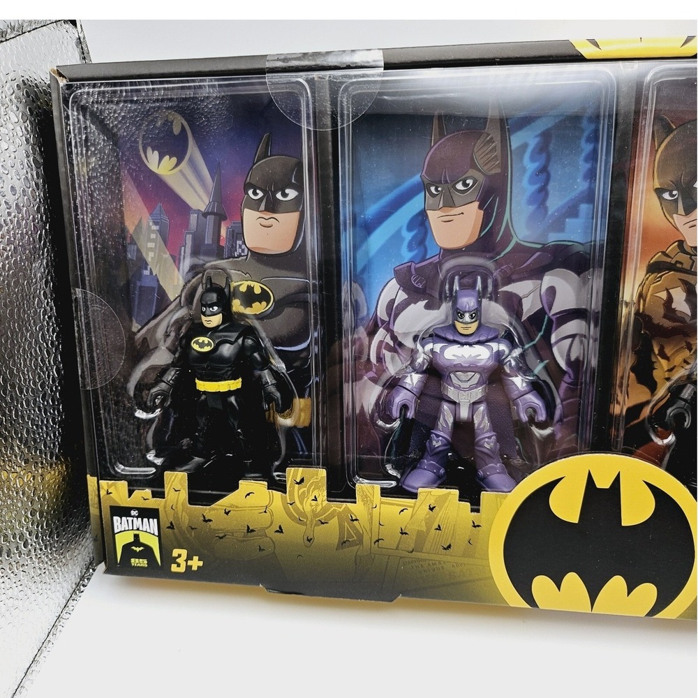 Imaginext DC Super Friends Batman 85th‎ Anniversary Multipack 4 Figure Set NEW - Picture 4 of 4